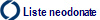 Liste neodonate